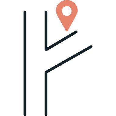 konum haritası konum simgesi doldurulmuş dış hat biçimi