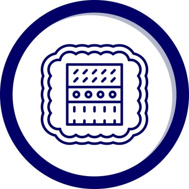 Ekmek. Web simgesi basit illüstrasyon