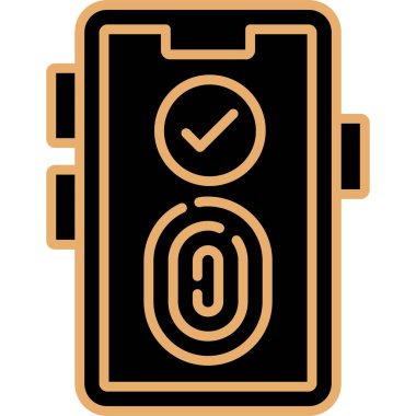 Akıllı saat simgesi. Web için akıllı saat vektör simgelerinin basit çizimi