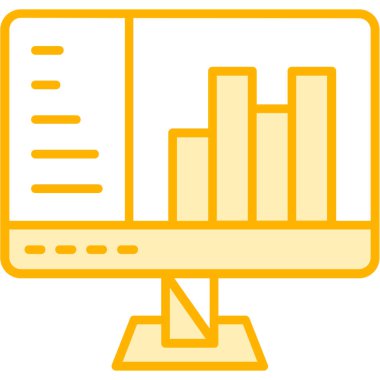 işletme veri tablosu simgesi düz biçimli