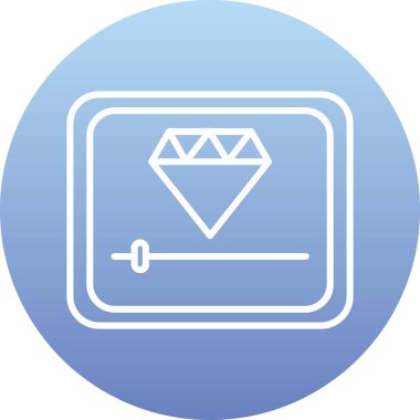 Bir simgenin vektör illüstrasyonu