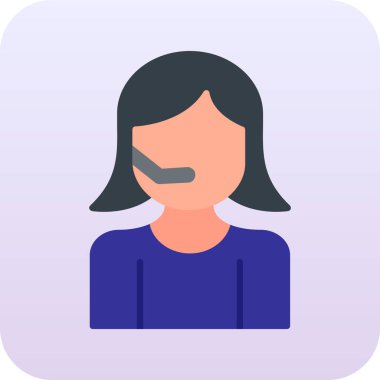 avatar. Web simgesi basit illüstrasyon