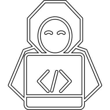 Takım elbiseli bir adamın vektör çizimi