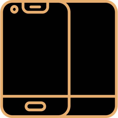 akıllı telefon simgesi vektör illüstrasyonu