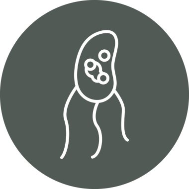 Şirin bir simgenin vektör illüstrasyonu