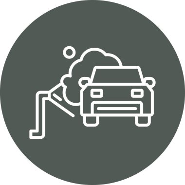 bulut yıkama ikonu vektör illüstrasyonu