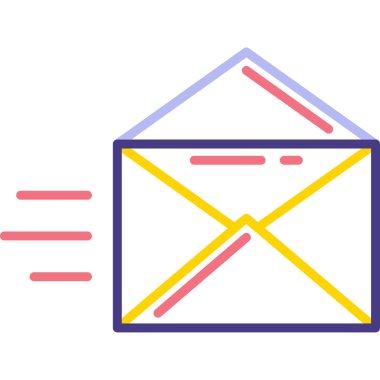 zarf harf simgesi vektör illüstrasyon tasarımı