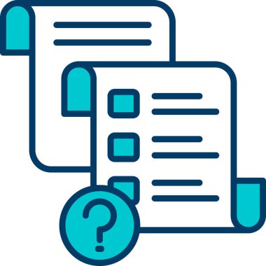 Kontrol listesi web simgesi, basit vektör illüstrasyonu