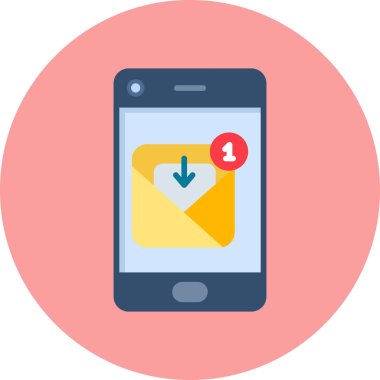 e-posta düz vektör simgesi