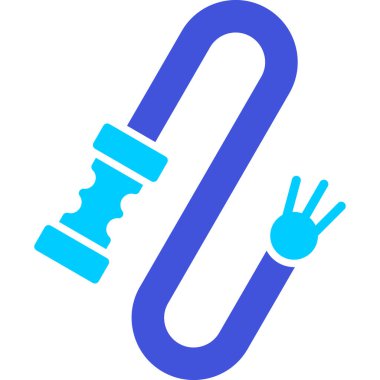 Kelepçe simgesi. Düz illüstrasyon vektör simgesi web için kelepçe