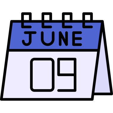 Basit ve minimalist takvim tasarım vektörü