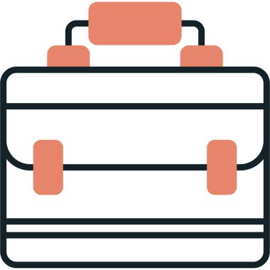 evrak çantası vektör resimleme simgesi