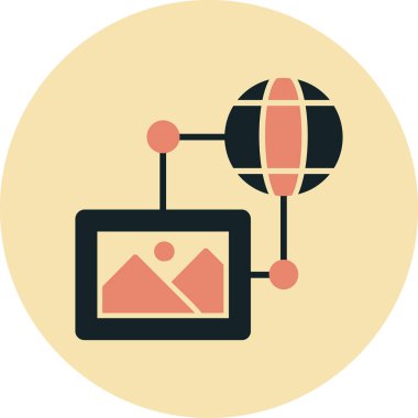 Web tasarım vektörü simgesi