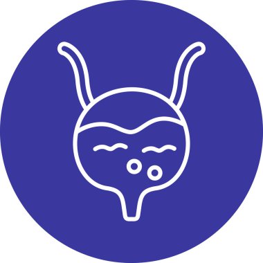 Benzersiz uzaylı vektör çizgisi simgesi