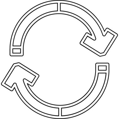 ok simgesi vektör illüstrasyonu