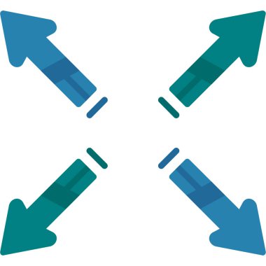 Ok. Web simgesi basit illüstrasyon