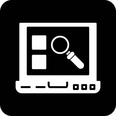 seo modern simgesinin vektör illüstrasyonu