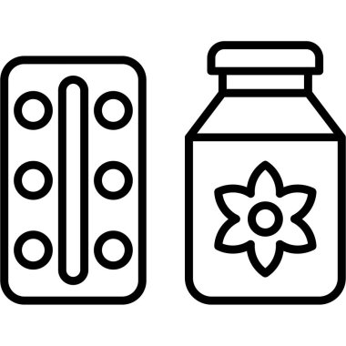 haplar ve uyuşturucu çizgisi simgesi