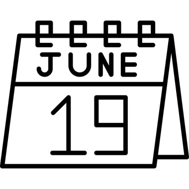 Takvim simgesi tasarımı, vektör illüstrasyonu