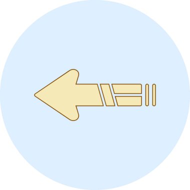 ok simgesi vektörü. vektör illüstrasyonu.