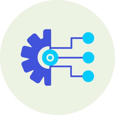 Teçhizat Web simgesi basit illüstrasyon