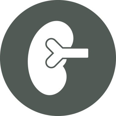 Bir fındığın izole edilmiş tek bir simgesinin vektör çizimi