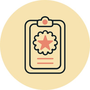 Modern simgenin vektör illüstrasyonu