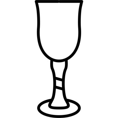 Şampanya izole edilmiş bir ikon.