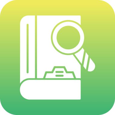 vektör Arama Simgesi illüstrasyonu