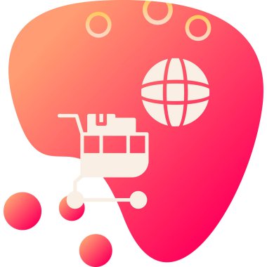 Küresel Isınma simgesi vektör çizimi