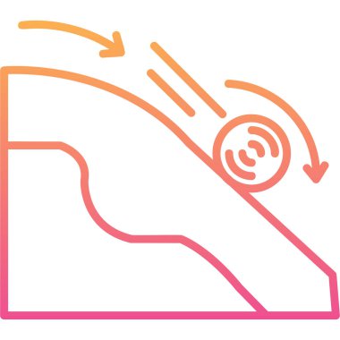 Bir kadın simgesinin vektör illüstrasyonu