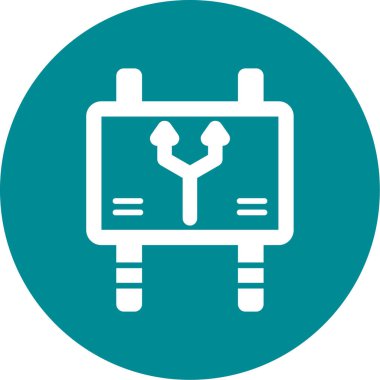 Dolgu simgesinin vektör illüstrasyonu