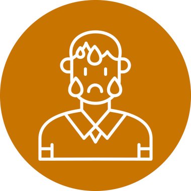 avatar. Web simgesi basit illüstrasyon