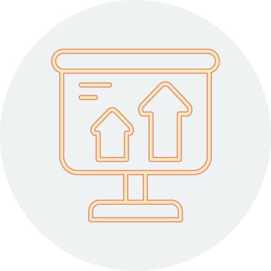 seo modern simgesinin vektör illüstrasyonu