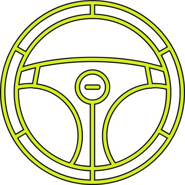 Bir arabanın vektör illüstrasyonu