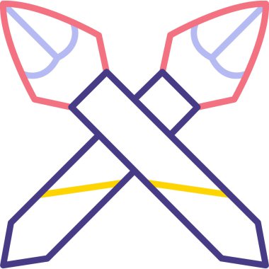 Balta. Web simgesi basit illüstrasyon