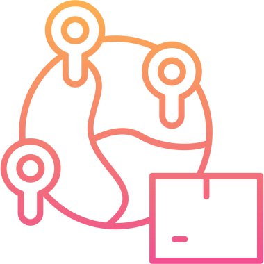 seo modern simgesinin vektör illüstrasyonu