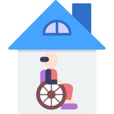 ev ev simgesi doldurulmuş - taslak biçimi