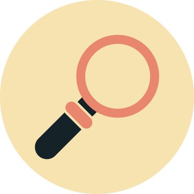 Büyüteç vektör simgesi bul