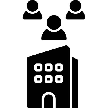 iş simgesi vektör illüstrasyonu