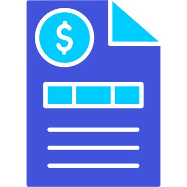 Dolar. Web simgesi basit illüstrasyon