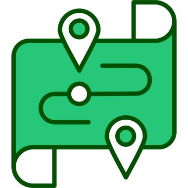 harita pin simgesi, vektör illüstrasyonu