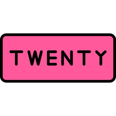 20211 numaralı pembe işaretin vektör illüstrasyonuName