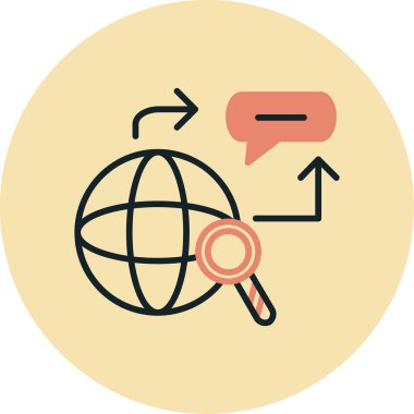 Web simgesi, vektör illüstrasyonu