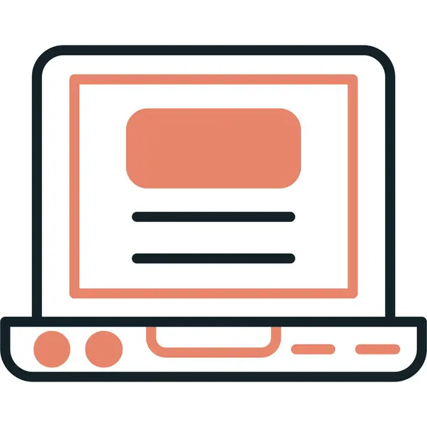 bilgisayar ekran vektör çizimi