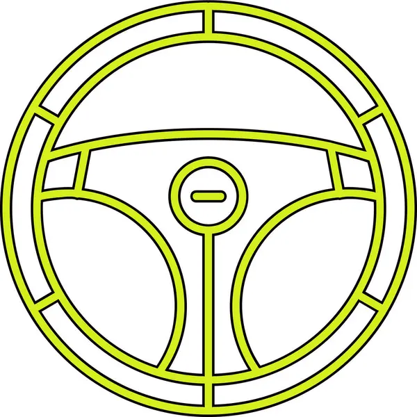 Bir arabanın vektör illüstrasyonu