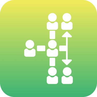 ağ paylaşım simgesi, vektör illüstrasyonu