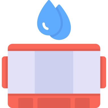 Su damlası. Basit resimleme