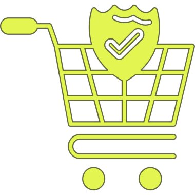 Alışveriş arabası simgesi tasarımı