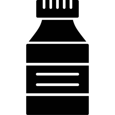 şişe şişe simgesi katı stil